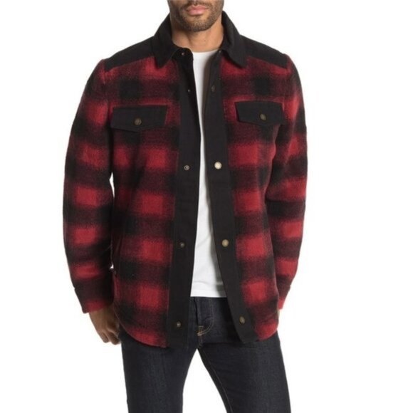 Pendleton Redwood Plaid Shirt Jacket - Picture 1 of 7